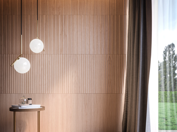 CODE 3D - Wooden boiserie / 3D Wall Cladding by FOGLIE D'ORO - view 2